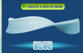 Kid ID Band Blue